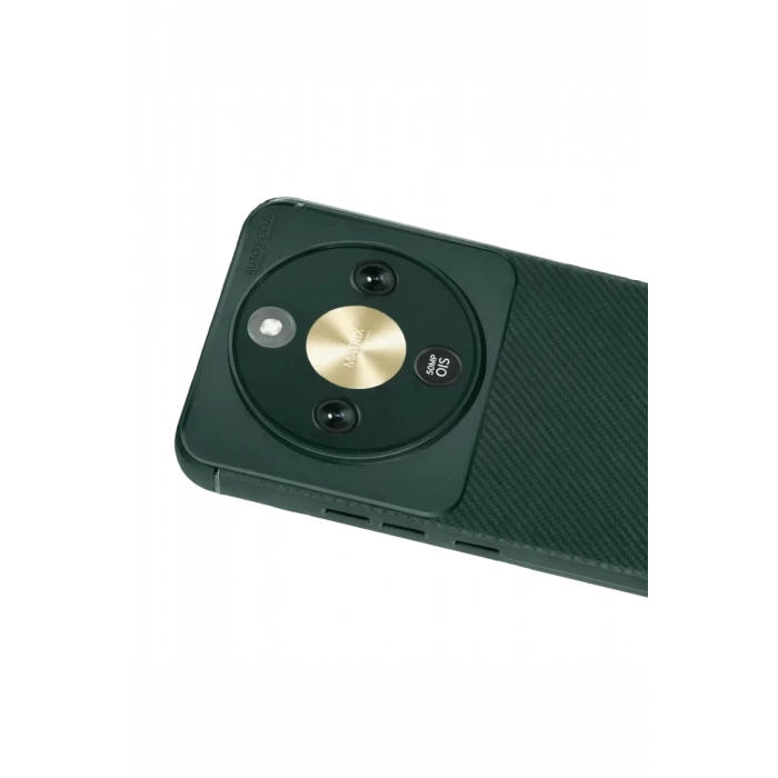 Newface Huawei Honor Magic 8 Lite Auto Focus Karbon Kapak - Koyu Yeşil