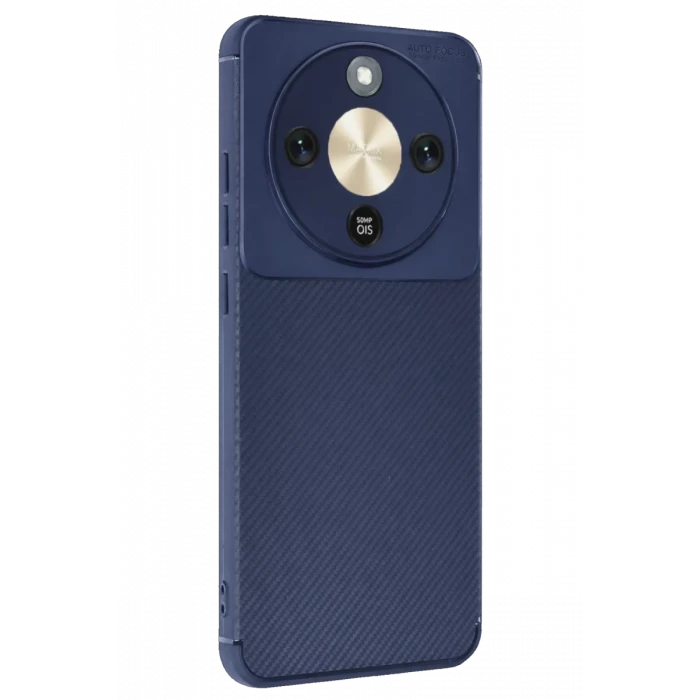 Newface Huawei Honor Magic 8 Lite Auto Focus Karbon Kapak - Lacivert