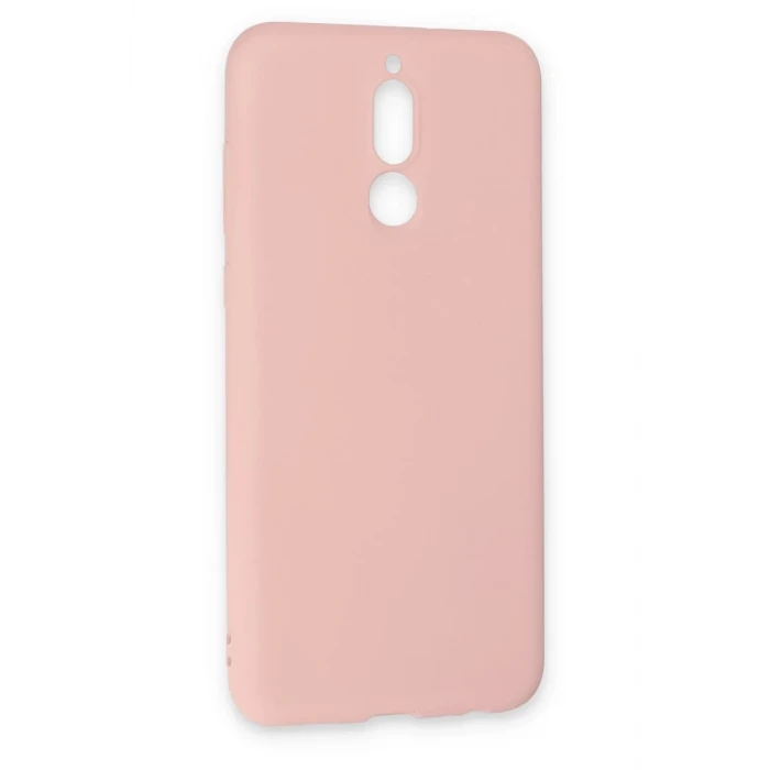 Newface Huawei Mate 10 Lite Kılıf Nano içi Kadife Silikon - Pudra