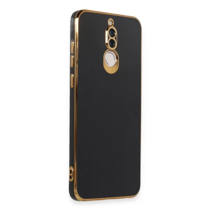 Newface Huawei Mate 10 Lite Kılıf Volet Silikon - Siyah