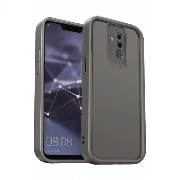 Newface Huawei Mate 20 Lite Kılıf Viera Silikon - Gri