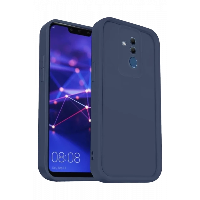 Newface Huawei Mate 20 Lite Kılıf Viera Silikon - Lacivert