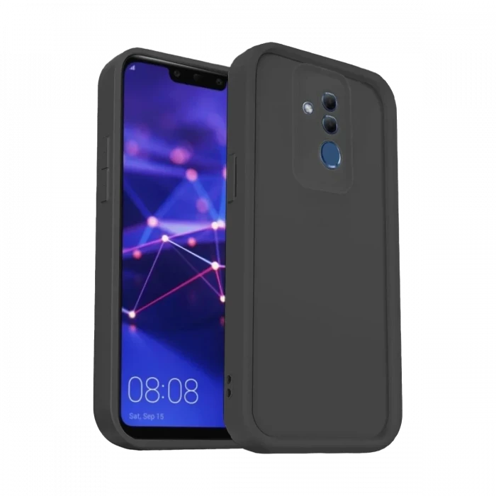 Newface Huawei Mate 20 Lite Kılıf Viera Silikon - Siyah