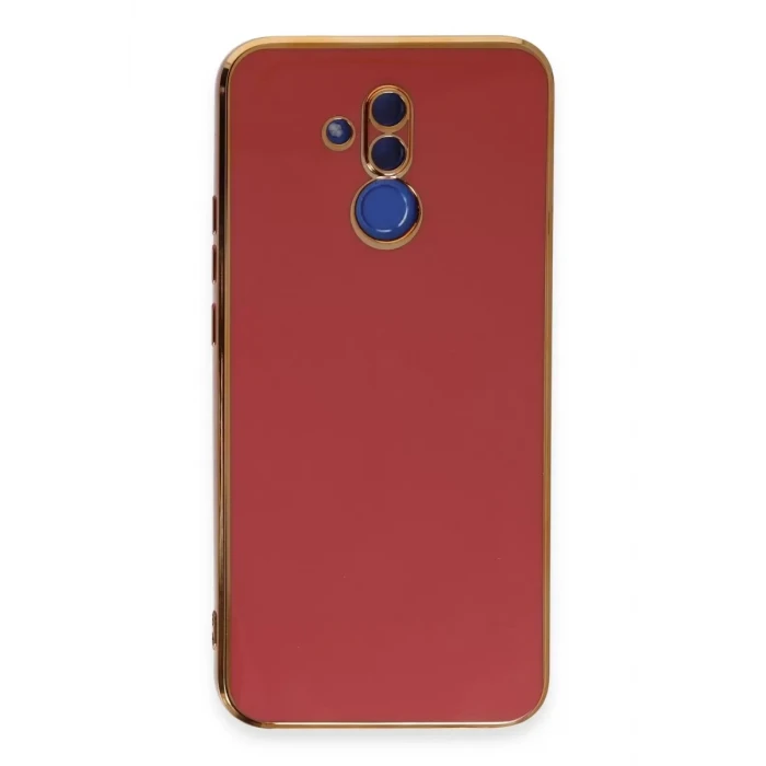 Newface Huawei Mate 20 Lite Kılıf Volet Silikon - Kırmızı