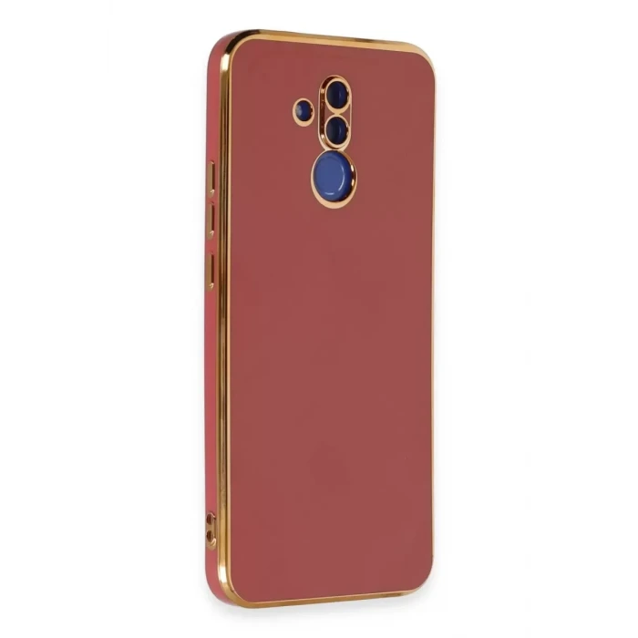 Newface Huawei Mate 20 Lite Kılıf Volet Silikon - Kırmızı