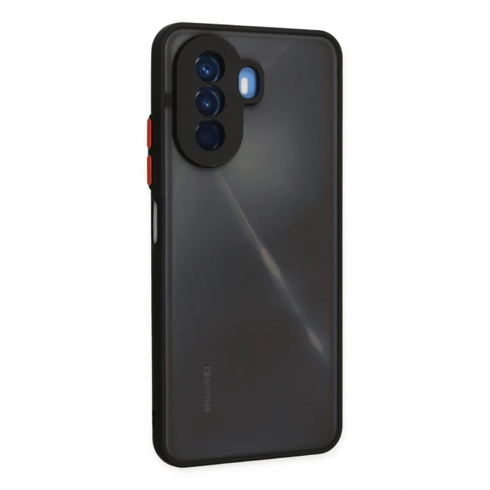 Newface Huawei Nova Y70 Kılıf Montreal Silikon Kapak - Siyah