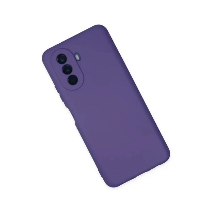 Newface Huawei Nova Y70 Kılıf Nano içi Kadife Silikon - Mor