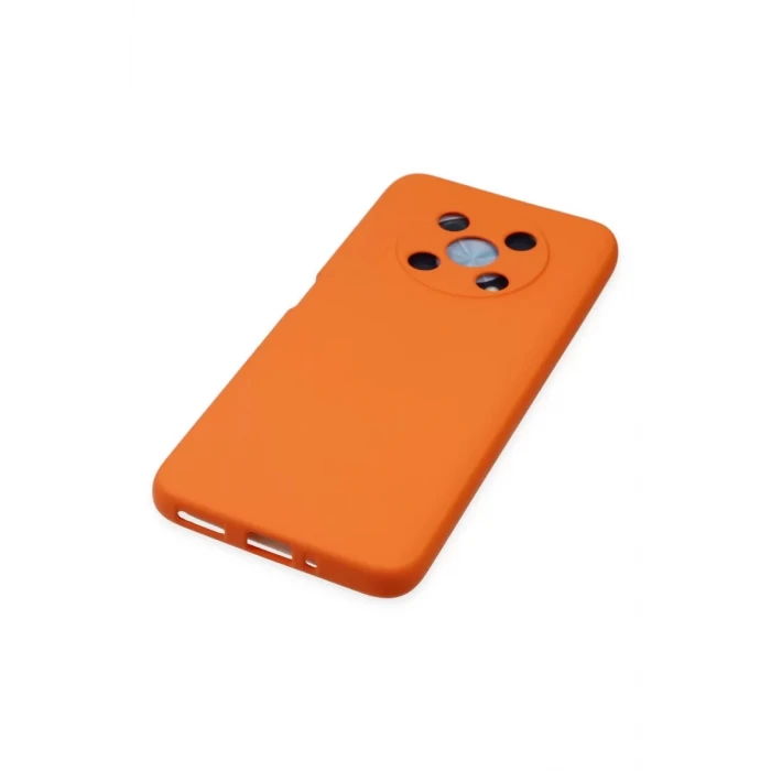 Newface Huawei Nova Y90 Kılıf Nano içi Kadife Silikon - Turuncu