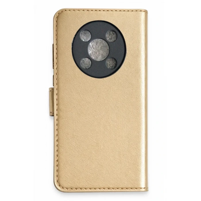 Newface Huawei Nova Y90 Trend S Plus Kapaklı Kılıf - Gold
