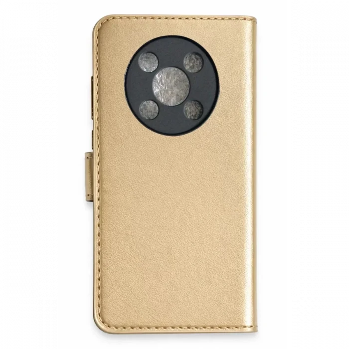Newface Huawei Nova Y90 Trend S Plus Kapaklı Kılıf - Gold