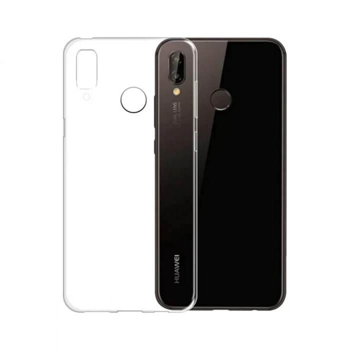 Newface Huawei P20 Lite Kılıf Lüx Şeffaf Silikon