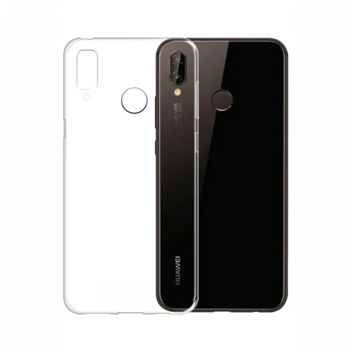 Newface Huawei P20 Lite Kılıf Lüx Şeffaf Silikon