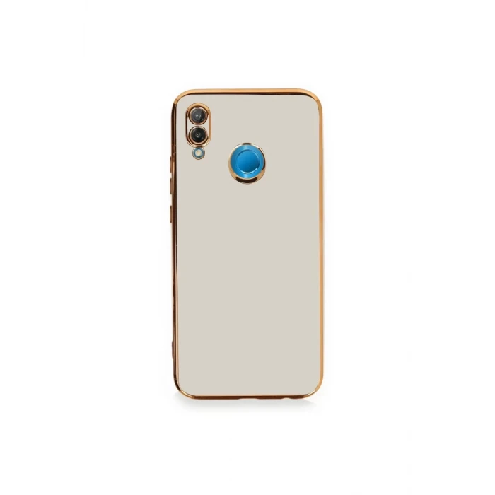 Newface Huawei P20 Lite Kılıf Volet Silikon - Beyaz