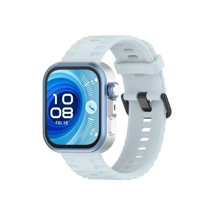 Newface Huawei Watch Fit 3 Klasik Kordon - Açık Mavi