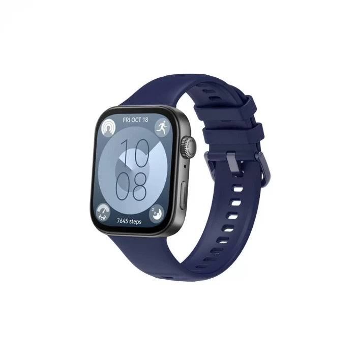 Newface Huawei Watch Fit 3 Klasik Kordon - Lacivert