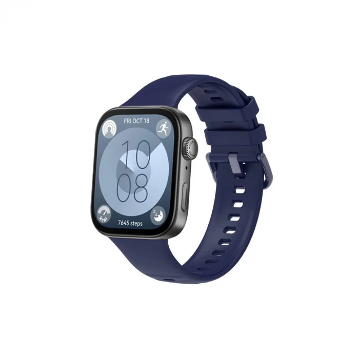Newface Huawei Watch Fit 3 Klasik Kordon - Lacivert