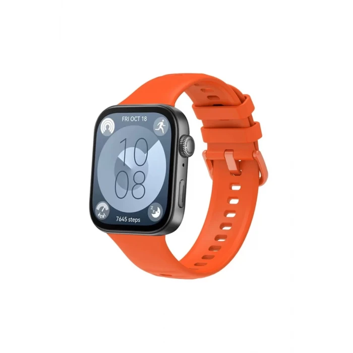 Newface Huawei Watch Fit 3 Klasik Kordon - Turuncu