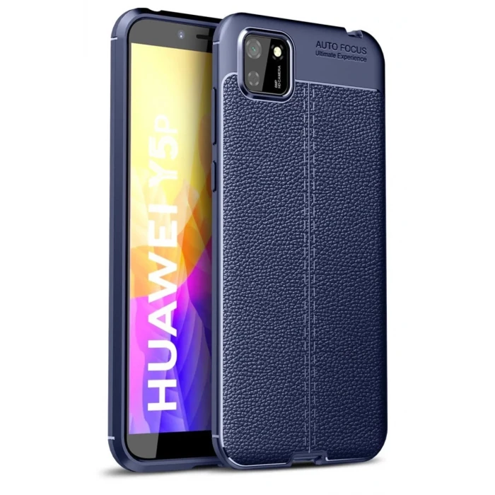 Newface Huawei Y5P Kılıf Auto Focus Kapak - Lacivert
