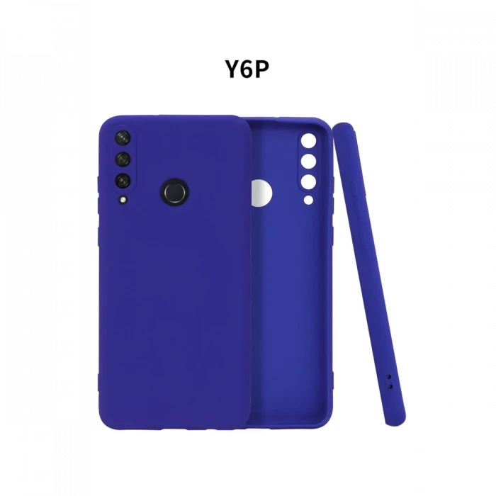 Newface Huawei Y6P Kılıf First Silikon - Lacivert