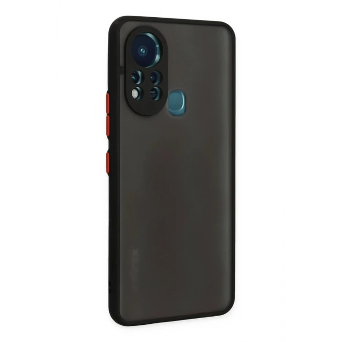 Newface İnfinix Hot 11s Kılıf Montreal Silikon Kapak - Siyah
