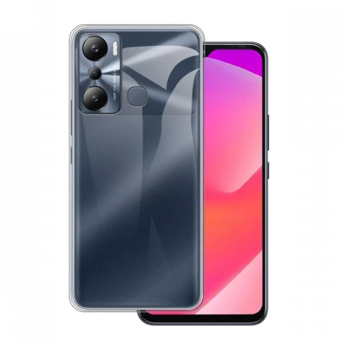 Newface İnfinix Hot 20i Kılıf Lüx Şeffaf Silikon