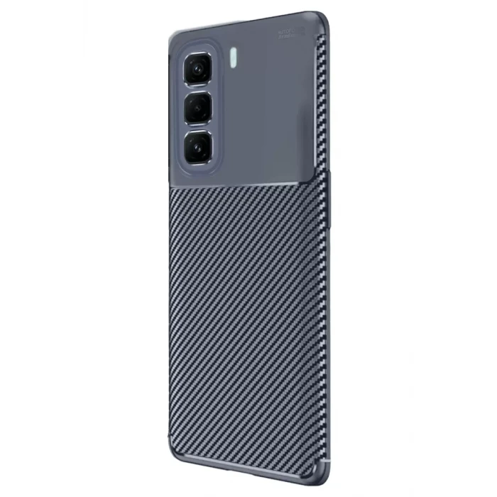 Newface İnfinix Hot 50 Pro Plus 4G Auto Focus Karbon Kapak - Lacivert