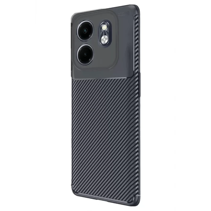 Newface İnfinix Hot 50i 4G Auto Focus Karbon Kapak - Lacivert