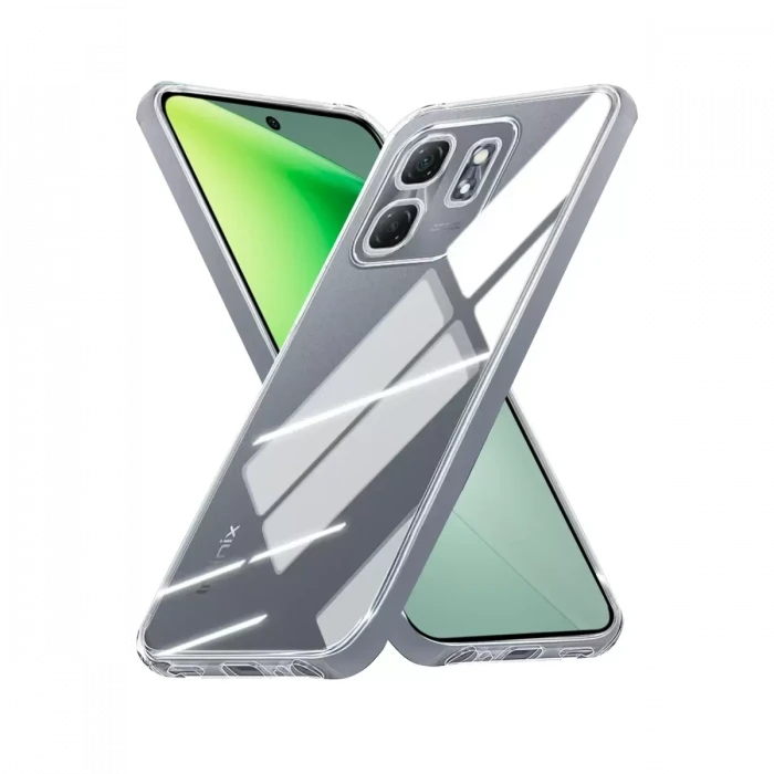 Newface İnfinix Smart 9 Kılıf Lüx Şeffaf Silikon