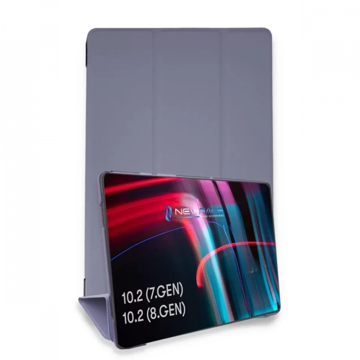 Newface Apple iPad 10.2 (7.nesil) Kılıf Tablet Smart Kılıf - Lila