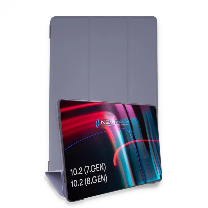 Newface Apple iPad 10.2 (7.nesil) Kılıf Tablet Smart Kılıf - Lila