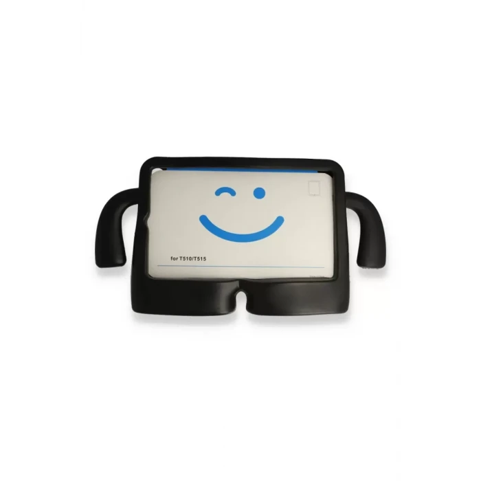 Newface Apple iPad 2022 10.9 (10.nesil) Kılıf Karakter Tablet Silikon - Siyah