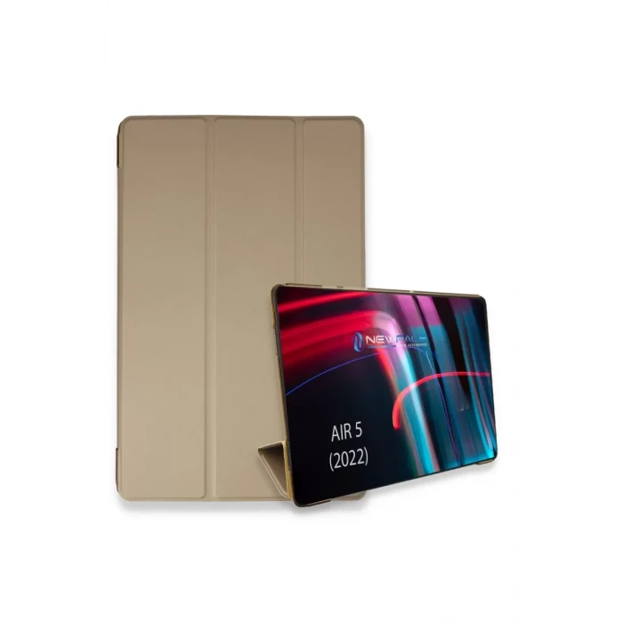 Newface Apple iPad Air 5 (2022) Kılıf Tablet Smart Kılıf - Gold
