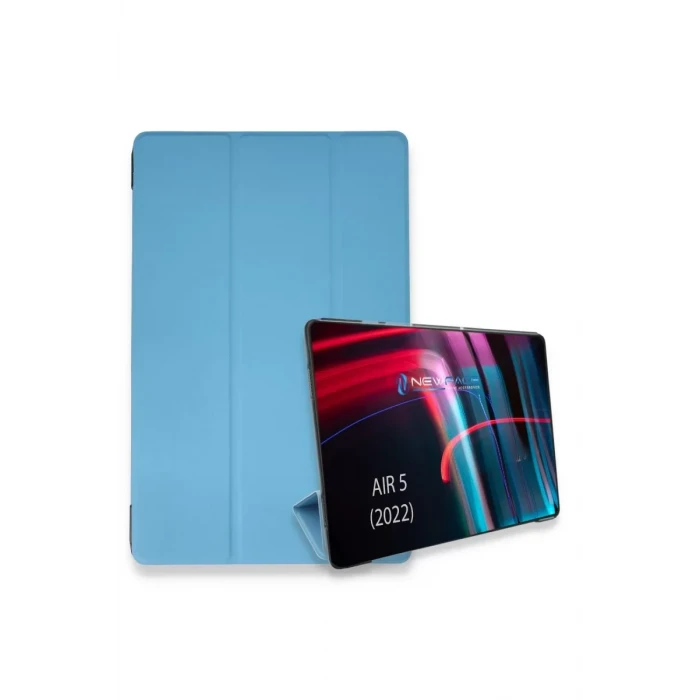 Newface Apple iPad Air 5 (2022) Kılıf Tablet Smart Kılıf - Mavi