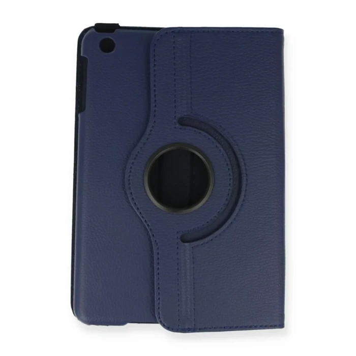 Newface Apple iPad Mini 1 Kılıf 360 Tablet Deri Kılıf - Lacivert
