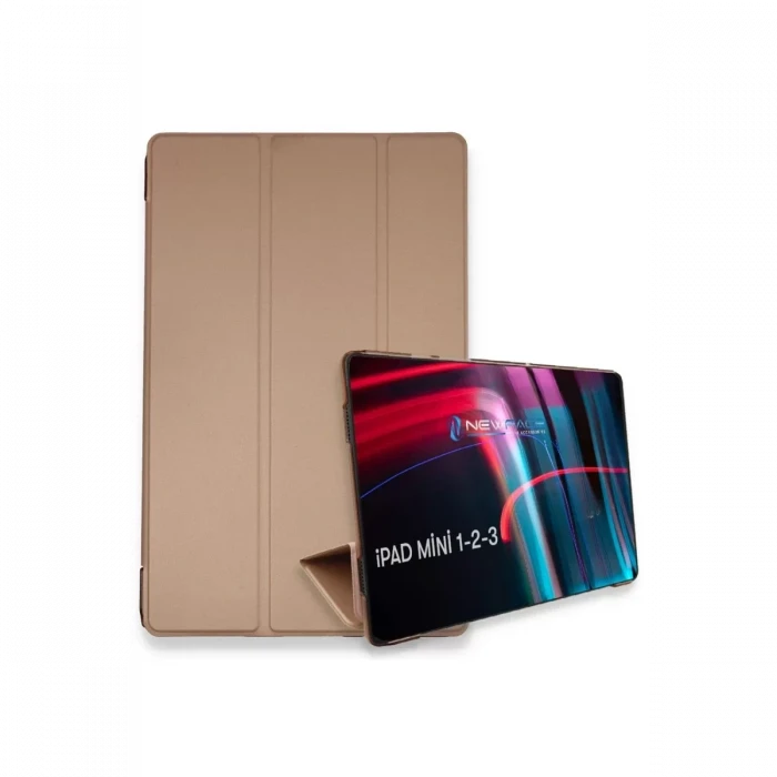 Newface Apple iPad Mini 3 Kılıf Tablet Smart Kılıf - Rose Gold