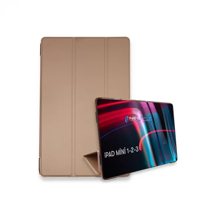 Newface Apple iPad Mini 3 Kılıf Tablet Smart Kılıf - Rose Gold