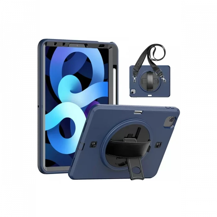 Newface Apple iPad Pro 11 (2020) Kılıf Strap-C Otterbox Tablet Kapak - Lacivert