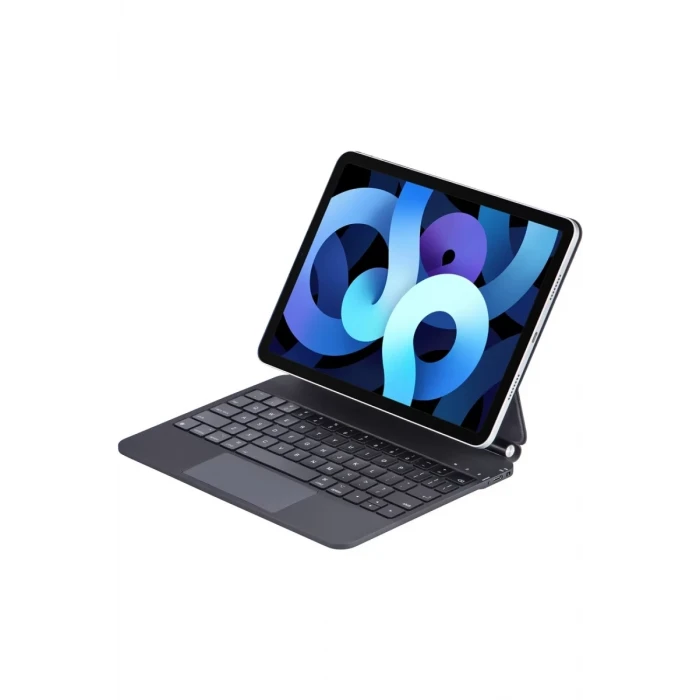 Newface Apple iPad Pro 13 (2024) Kılıf X9P Magic Manyetik Klavyeli Tablet Kılıfı - Siyah