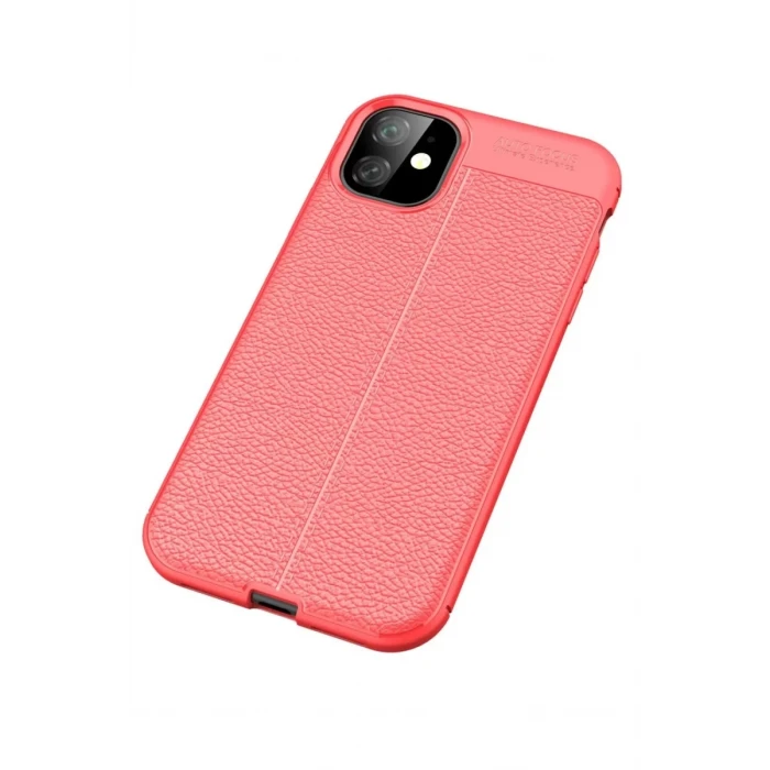 Newface Apple iPhone 11 Kılıf Auto Focus Kapak - Kırmızı