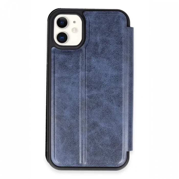 Newface Apple iPhone 11 Kılıf Flip Cover - Lacivert