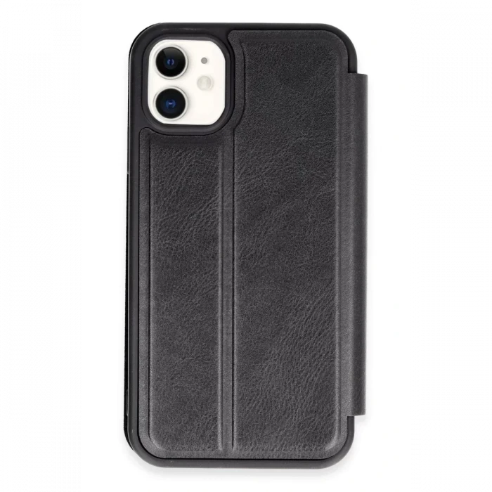 Newface Apple iPhone 11 Kılıf Flip Cover - Siyah