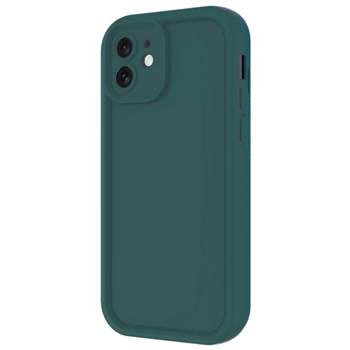 Newface Apple iPhone 11 Kılıf Viera Silikon - Koyu Yeşil