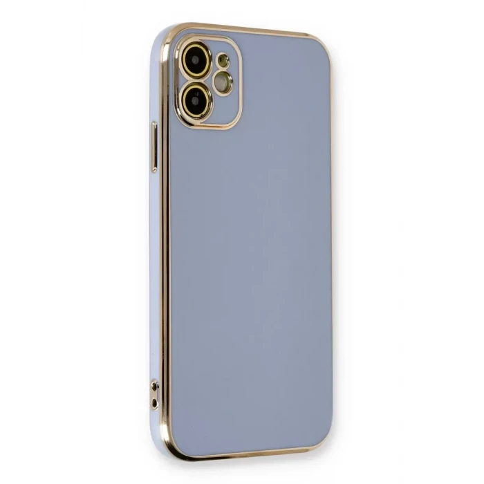 Newface Apple iPhone 11 Kılıf Volet Silikon - Mavi