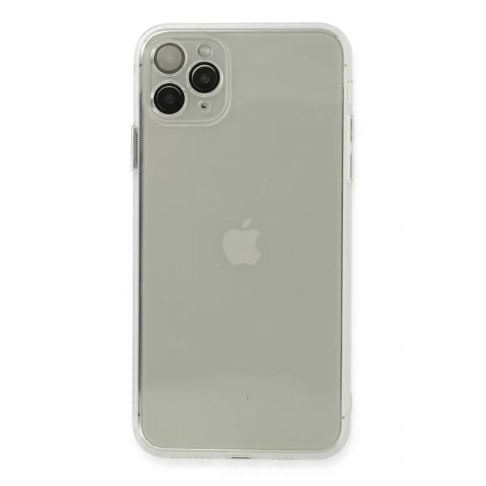 Newface Apple iPhone 11 Pro Kılıf Fly Lens Silikon - Şeffaf
