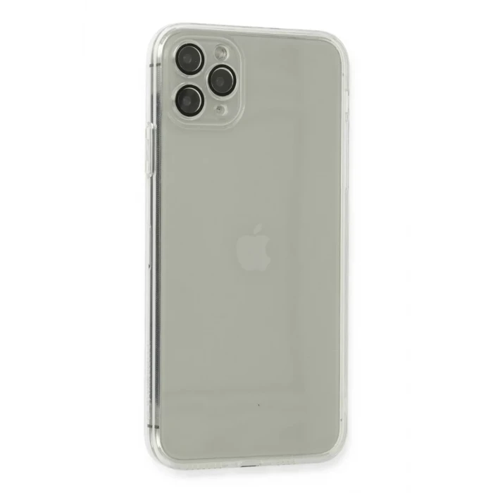 Newface Apple iPhone 11 Pro Kılıf Fly Lens Silikon - Şeffaf