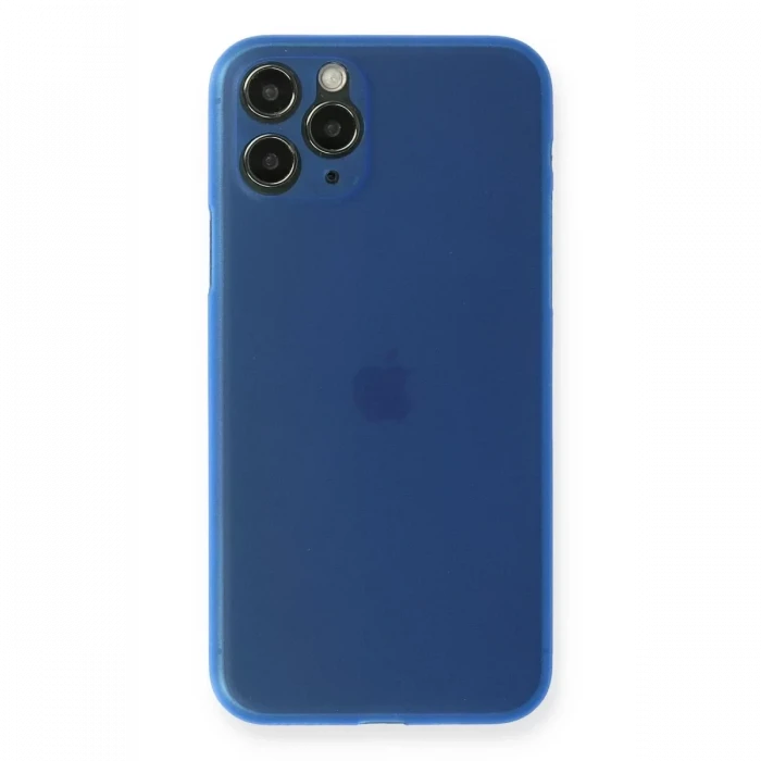 Newface Apple iPhone 11 Pro Kılıf PP Ultra İnce Kapak - Mavi