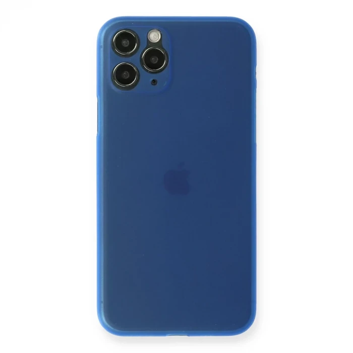 Newface Apple iPhone 11 Pro Kılıf PP Ultra İnce Kapak - Mavi