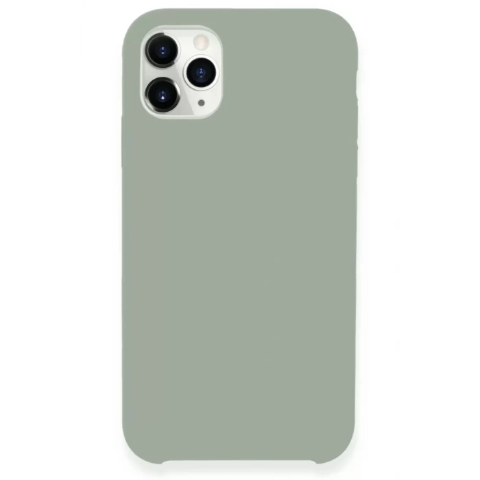 Newface Apple iPhone 11 Pro Max Kılıf Lansman Legant Silikon - Açık Gri