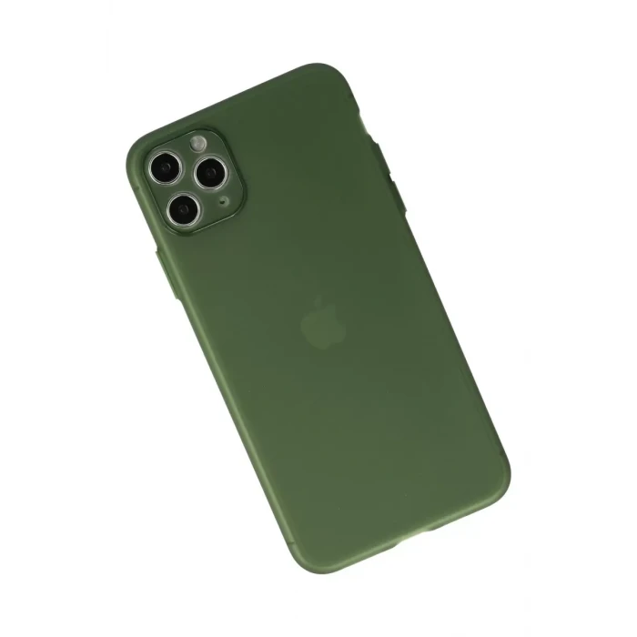 Newface Apple iPhone 11 Pro Max Kılıf Puma Silikon - Yeşil