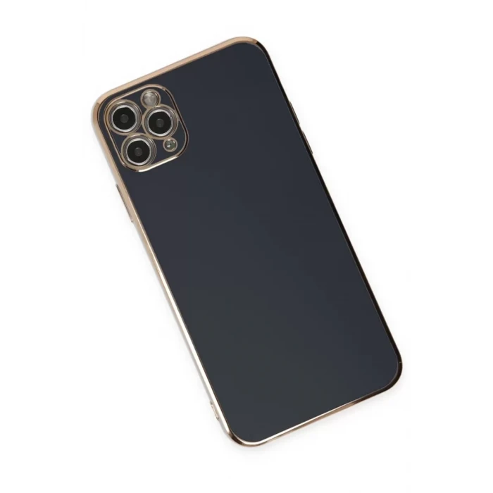 Newface Apple iPhone 11 Pro Max Kılıf Volet Silikon - Siyah